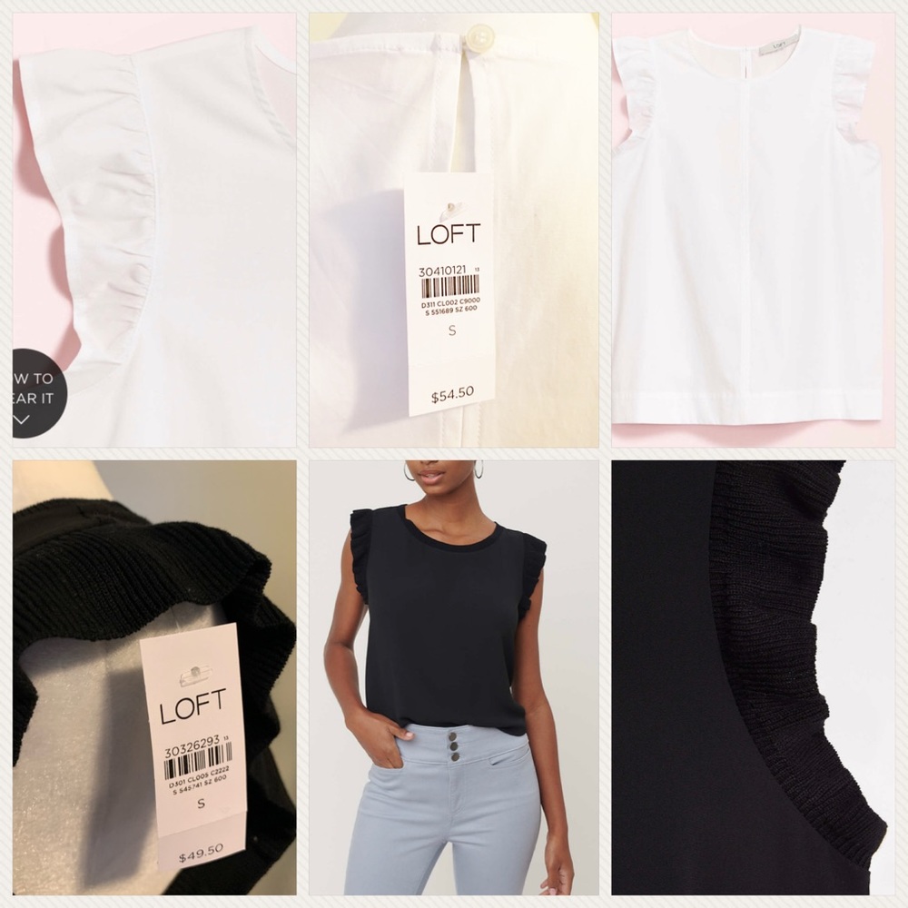 SOLD! ❤️ 2 LOFT shell tops size in small S NWT’s